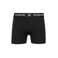 Black - Back - Duck and Cover Mens Anvilli Boxer Shorts (Pack of 7)
