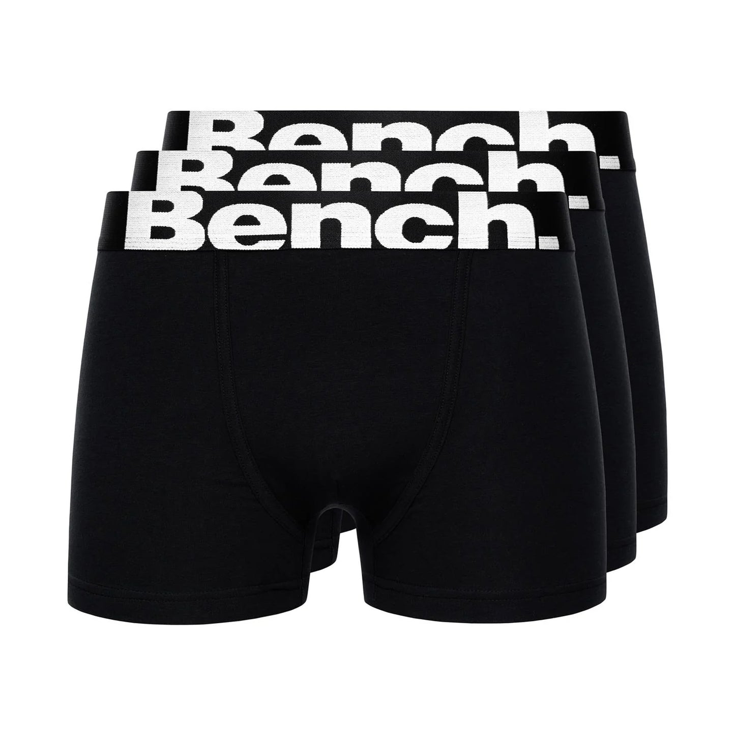 Black - Side - Bench Mens Talwar Boxer Shorts (Pack of 3)
