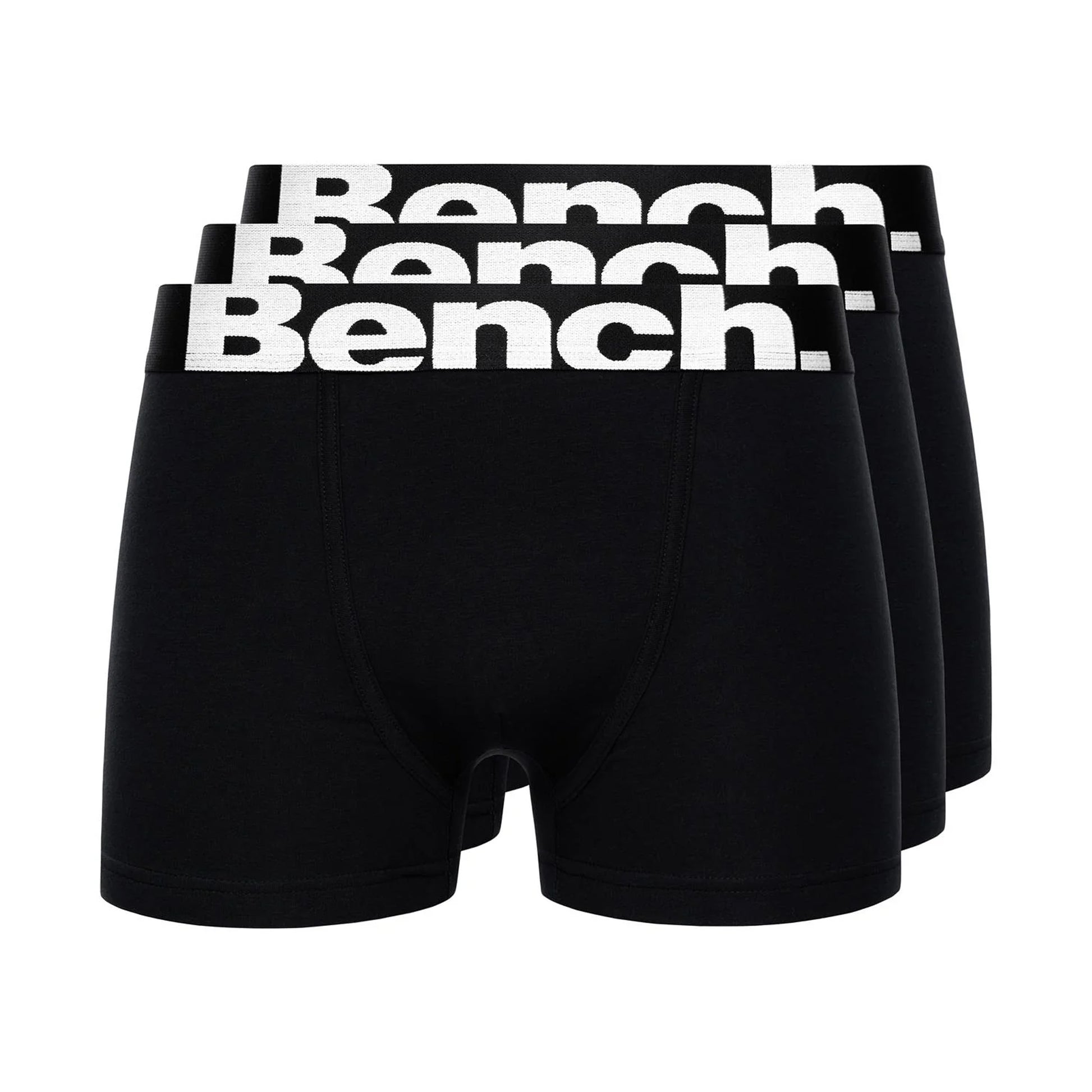 Black - Side - Bench Mens Talwar Boxer Shorts (Pack of 3)