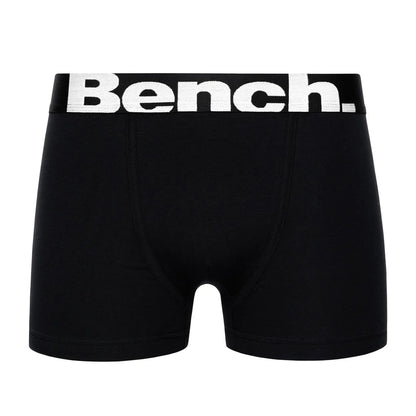 Black - Front - Bench Mens Talwar Boxer Shorts (Pack of 3)