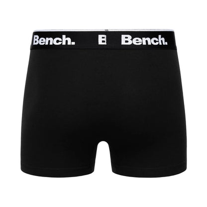 Black-Grey-White - Back - Bench Mens Loyal Boxer Shorts (Pack of 3)