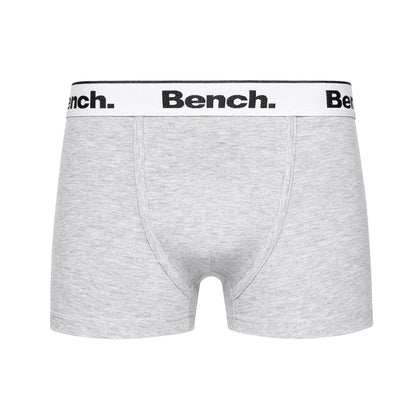 Black-Grey-White - Lifestyle - Bench Mens Loyal Boxer Shorts (Pack of 3)