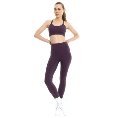 Plum - Front - Lookus Womens-Ladies Amaya Sports Bra