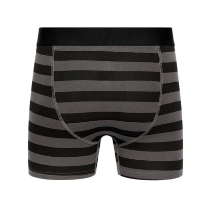 Black-Grey-White-Blue - Back - Bewley & Ritch Mens Kurhah Boxer Shorts (Pack of 5)