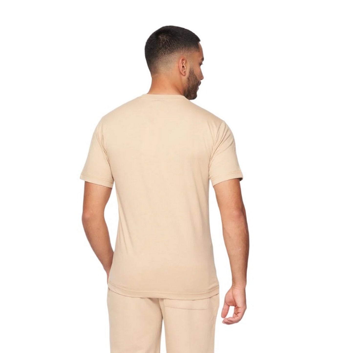Sand - Back - One True Saxon Mens Dexon T-Shirt