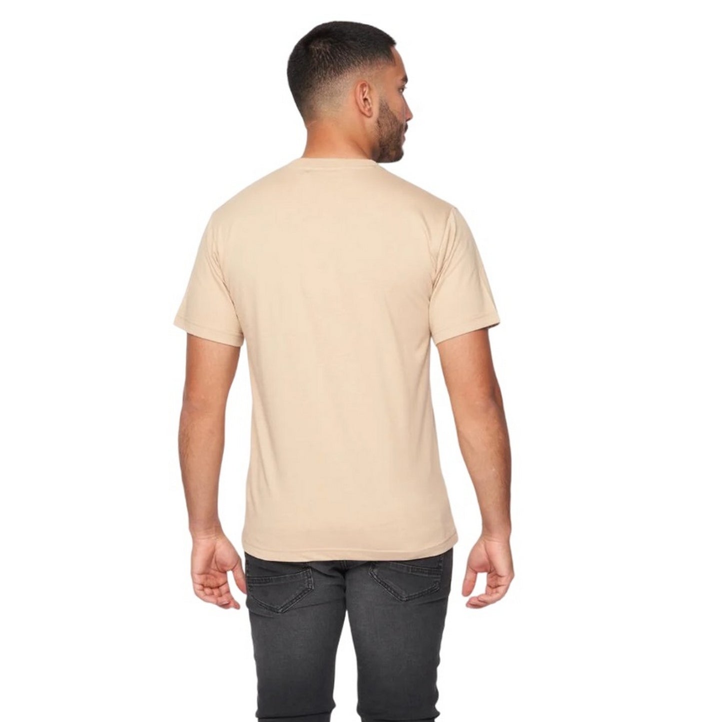 Sand - Back - One True Saxon Mens Dawg T-Shirt