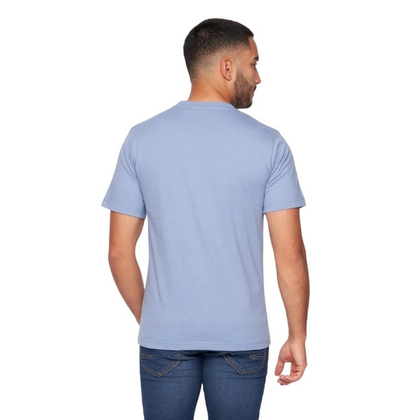 Blue - Back - One True Saxon Mens Forever T-Shirt