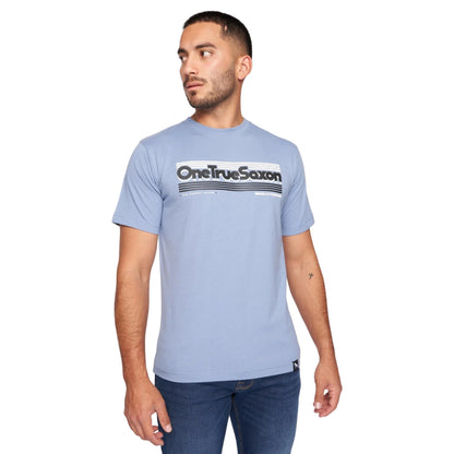 Blue - Front - One True Saxon Mens Forever T-Shirt