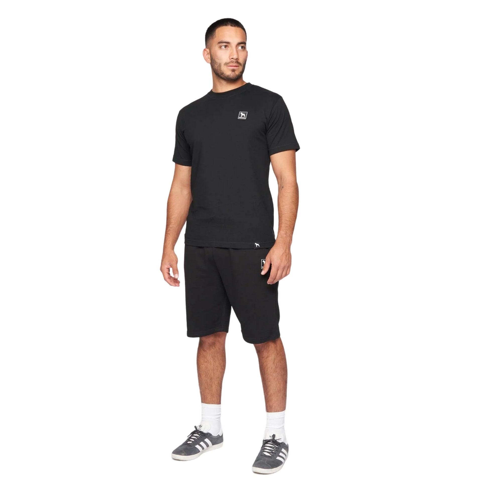 Black - Side - One True Saxon Mens Dexon Shorts