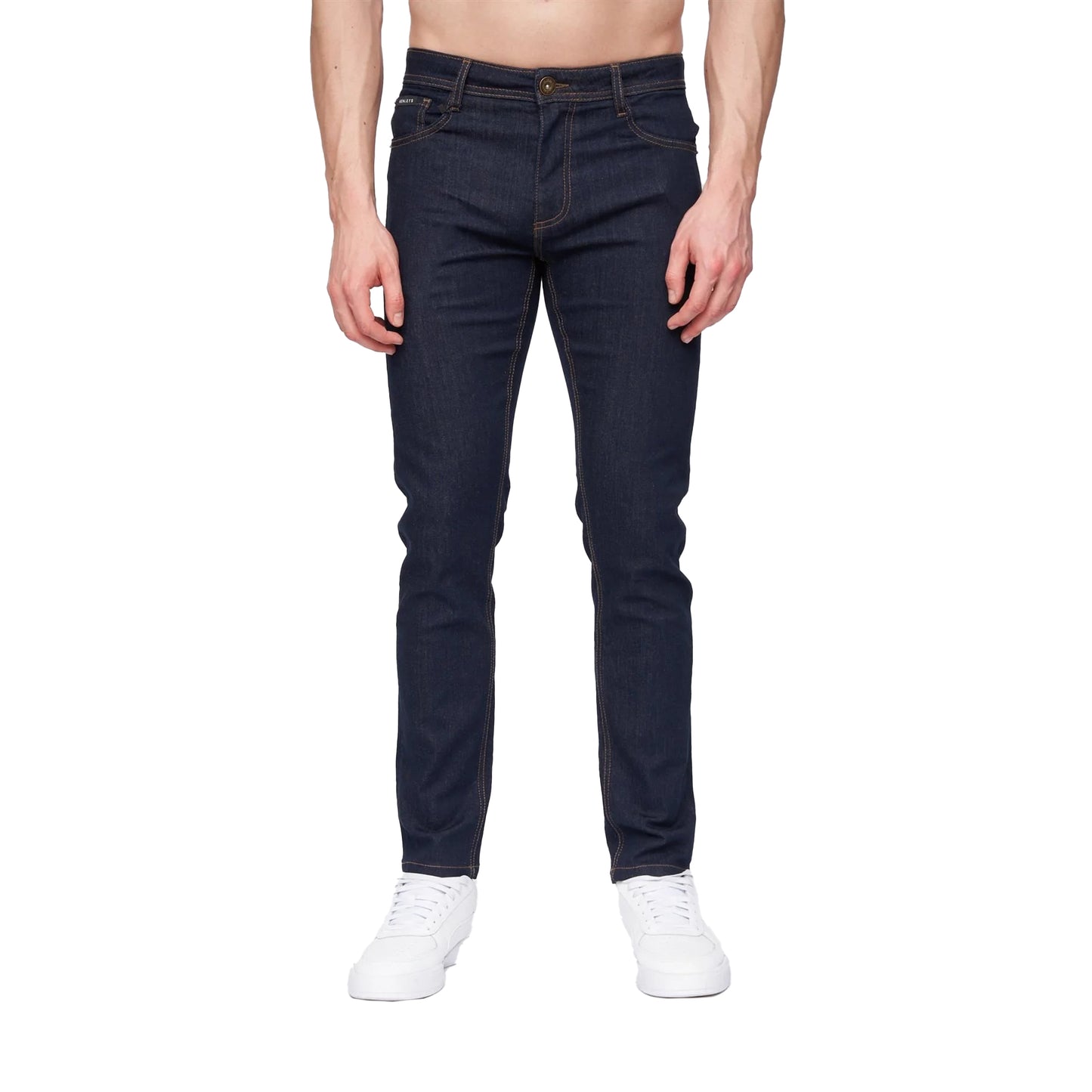 Raw Wash - Front - Henleys Mens Mayhen Slim Jeans