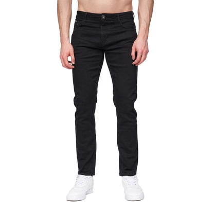 Black - Front - Henleys Mens Mayhen Slim Jeans