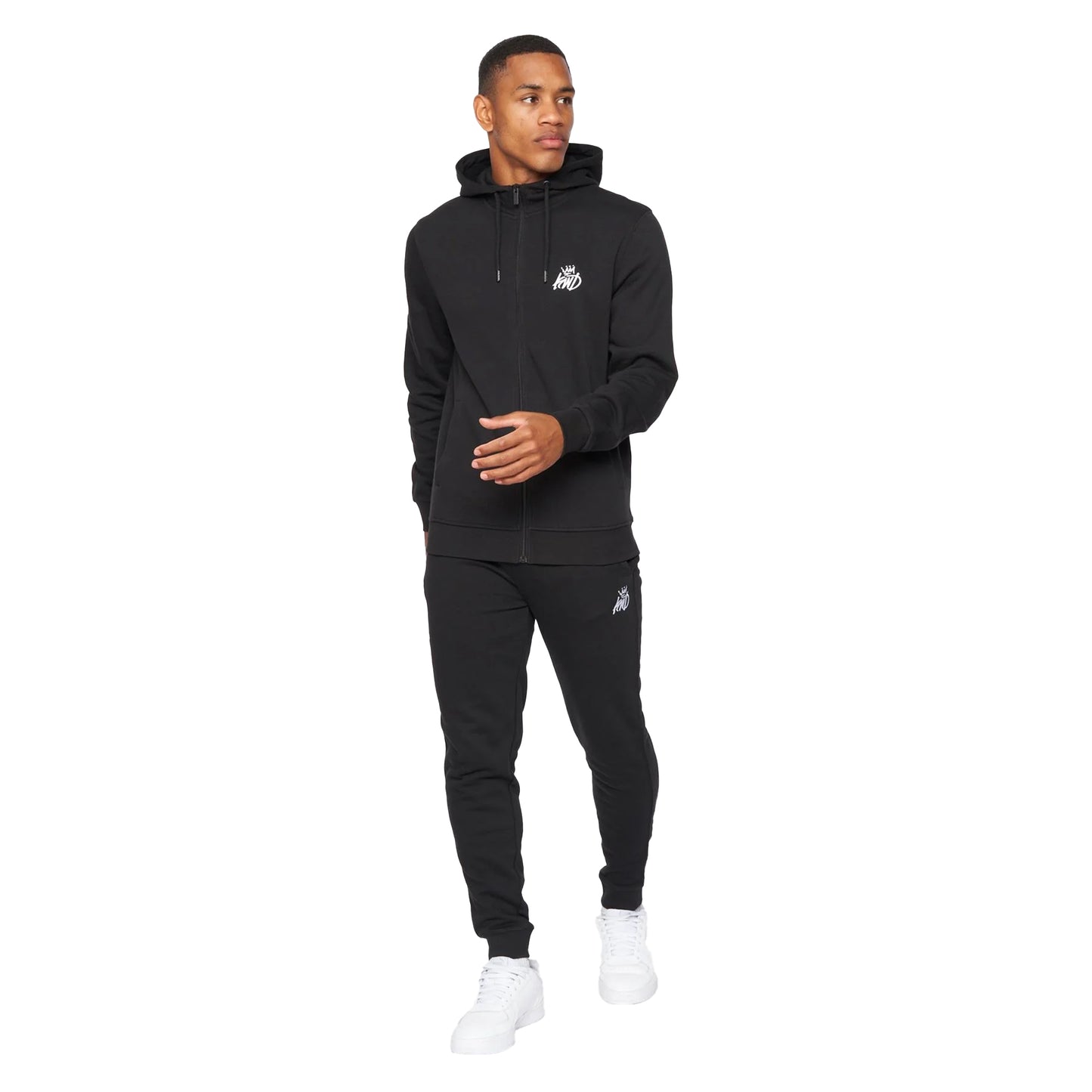 Black - Side - Kings Will Dream Mens Coby Jogging Bottoms