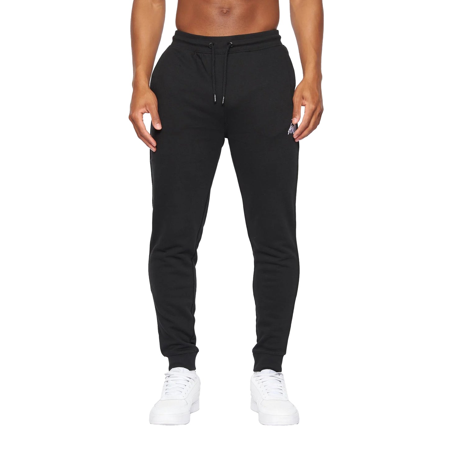 Black - Front - Kings Will Dream Mens Coby Jogging Bottoms