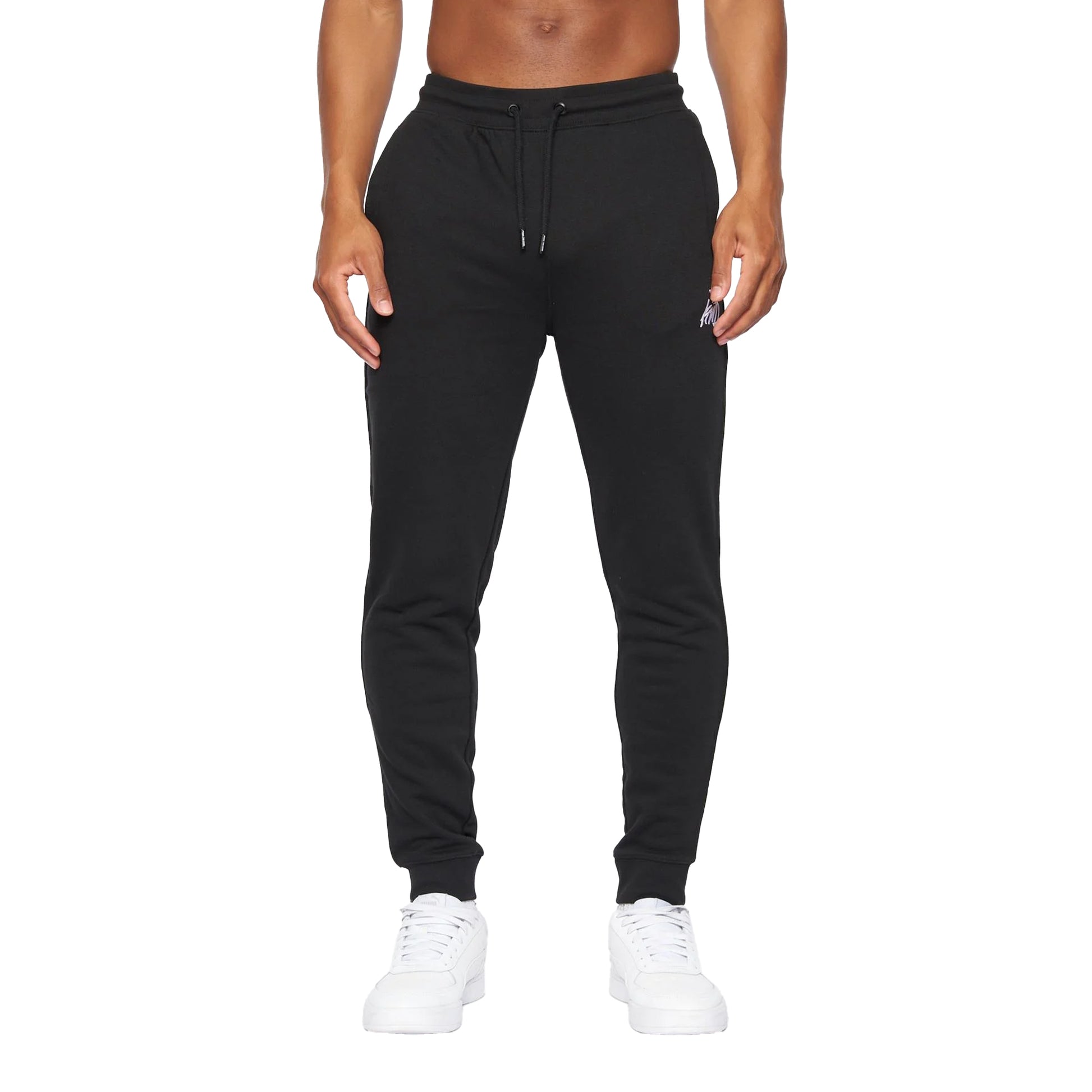 Black - Front - Kings Will Dream Mens Coby Jogging Bottoms
