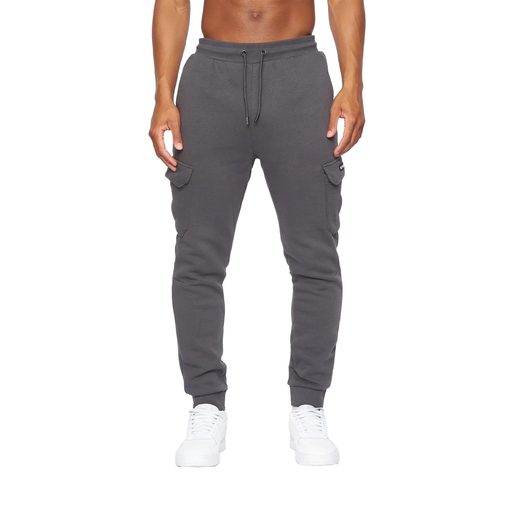 Charcoal - Front - Kings Will Dream Mens Cyrus Jogging Bottoms