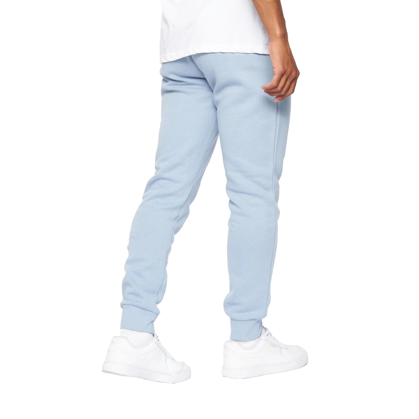 Dusty Blue-Grey-White - Back - Kings Will Dream Mens Fracture Jogging Bottoms