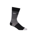 Multicoloured - Side - Crosshatch Mens Dupez Logo Crew Socks (Pack of 5)