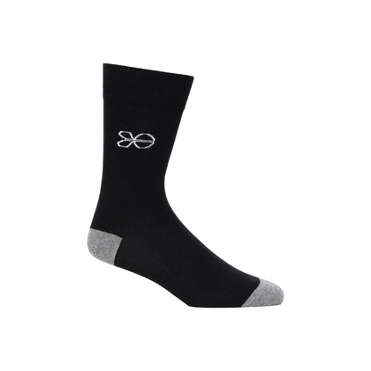 Multicoloured - Lifestyle - Crosshatch Mens Dupez Logo Crew Socks (Pack of 5)