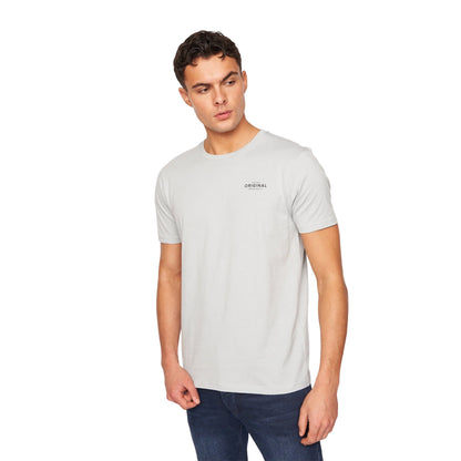 Navy-Blue-White - Back - Crosshatch Mens Bailtee T-Shirt (Pack of 5)