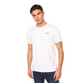 Navy-Blue-White - Side - Crosshatch Mens Bailtee T-Shirt (Pack of 5)