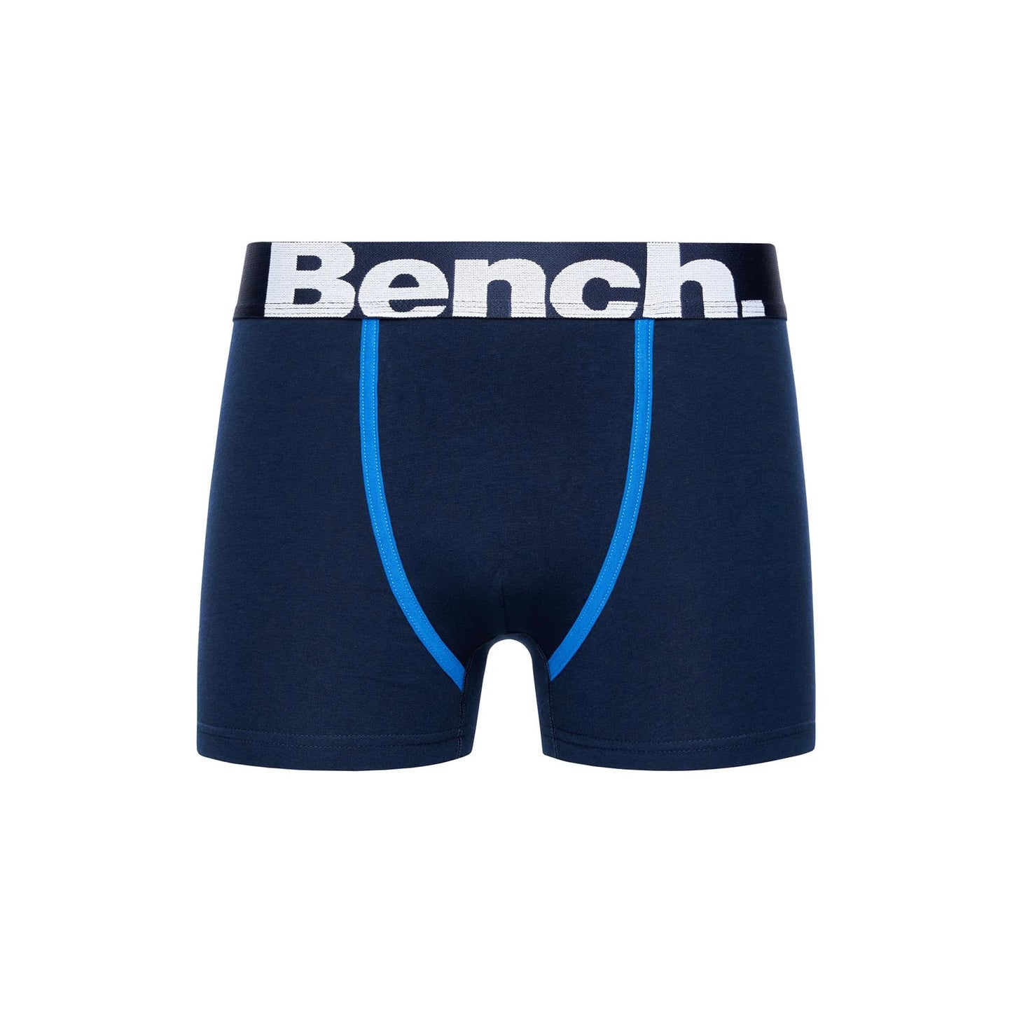 Blue-Navy - Lifestyle - Bench Mens Bamber Assorted Designs Boxer Shorts (Pack of 3)