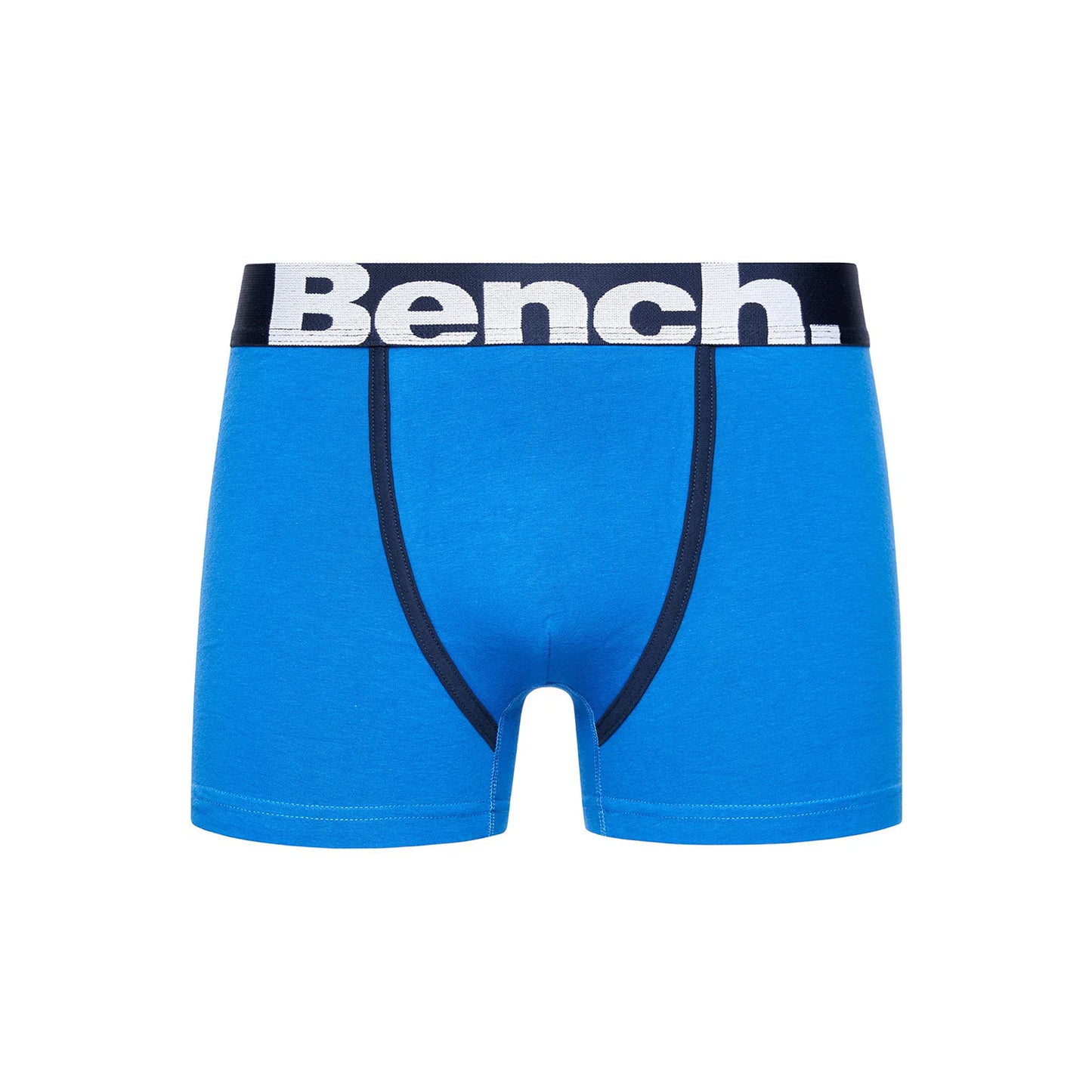 Blue-Navy - Pack Shot - Bench Mens Bamber Assorted Designs Boxer Shorts (Pack of 3)