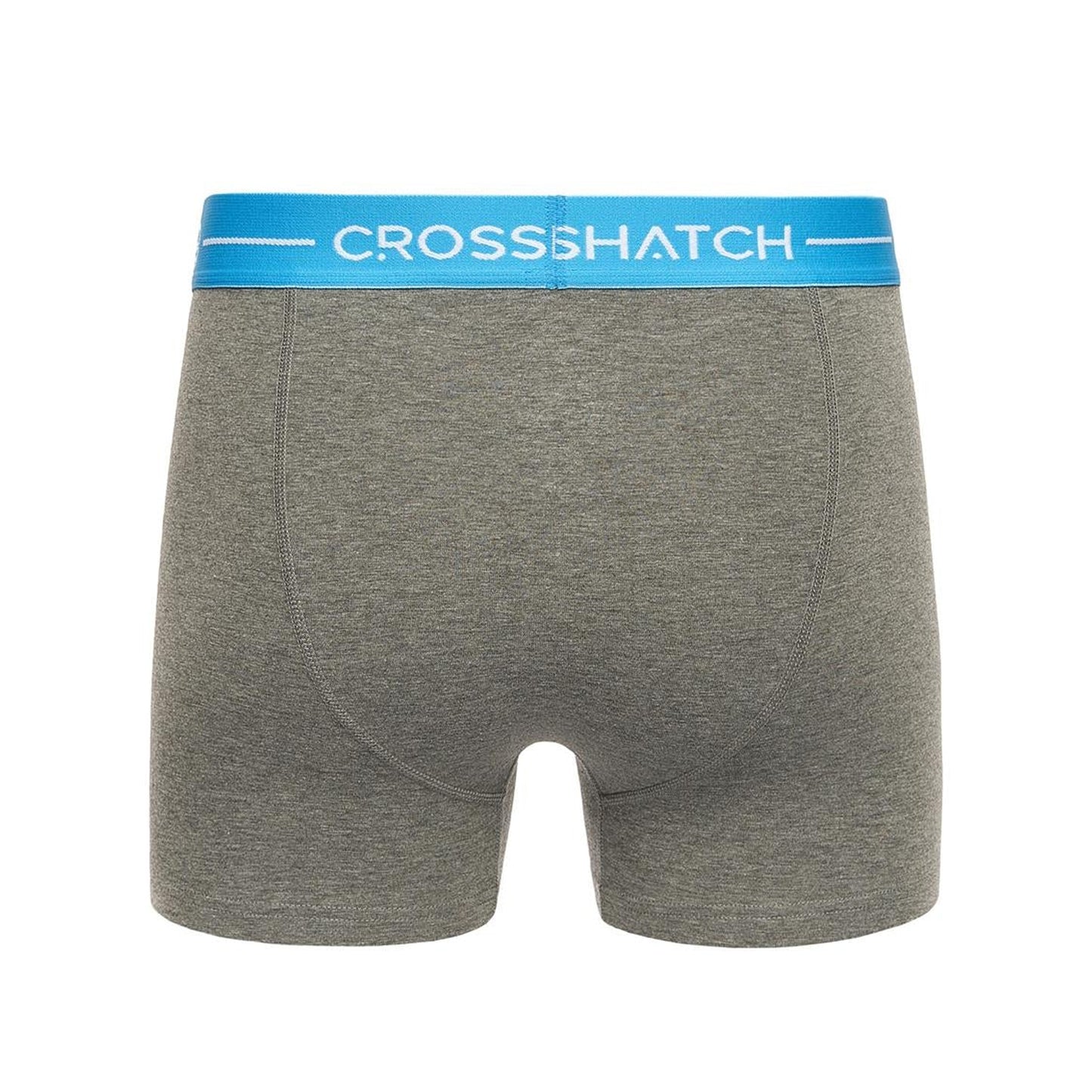 Charcoal Marl - Back - Crosshatch Mens Astral Bright Boxer Shorts (Pack of 5)