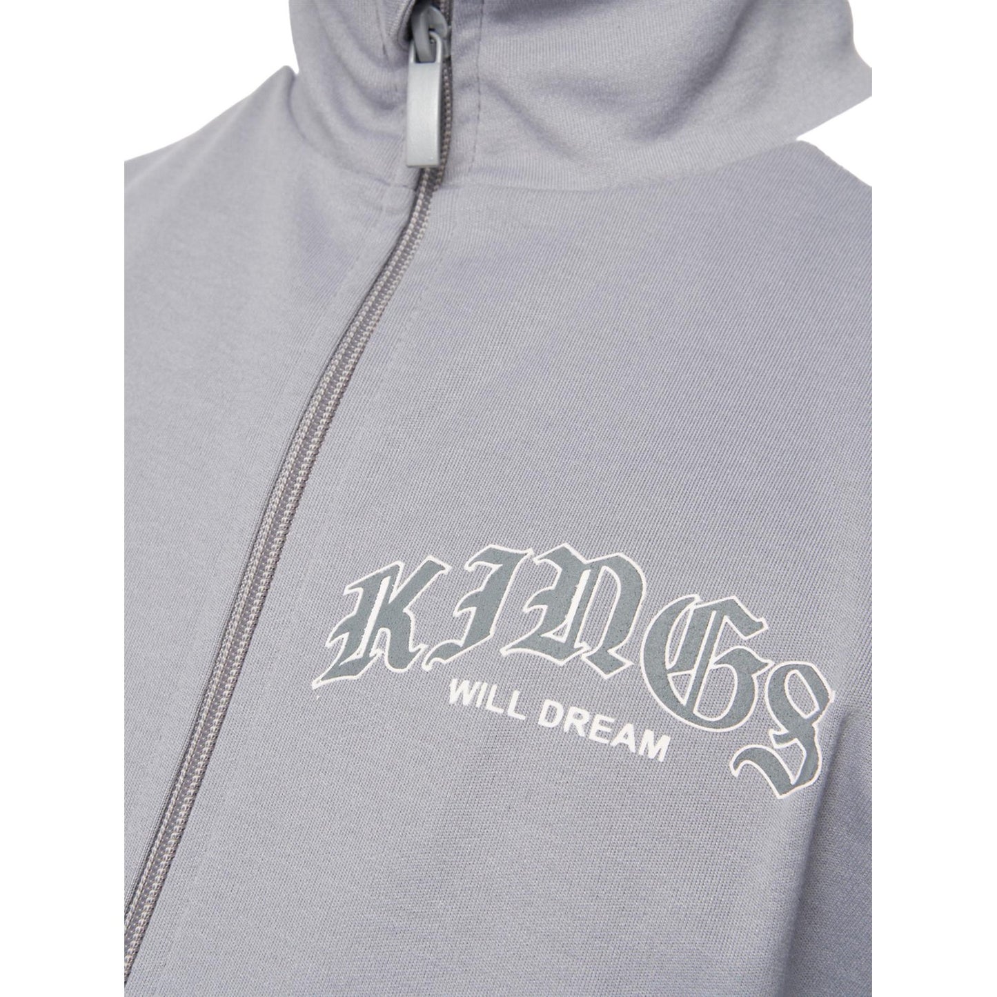 Sharkskin-Optic White - Side - Kings Will Dream Boys Waylo Full Zip Track Top