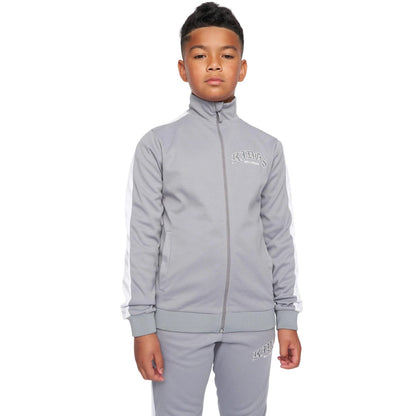 Sharkskin-Optic White - Front - Kings Will Dream Boys Waylo Full Zip Track Top