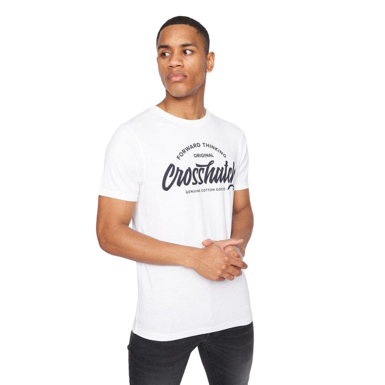 Multicoloured - Close up - Crosshatch Mens Weymouth T-Shirt (Pack of 5)