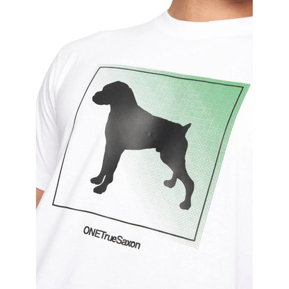 Optic White - Side - One True Saxon Mens Braice T-Shirt