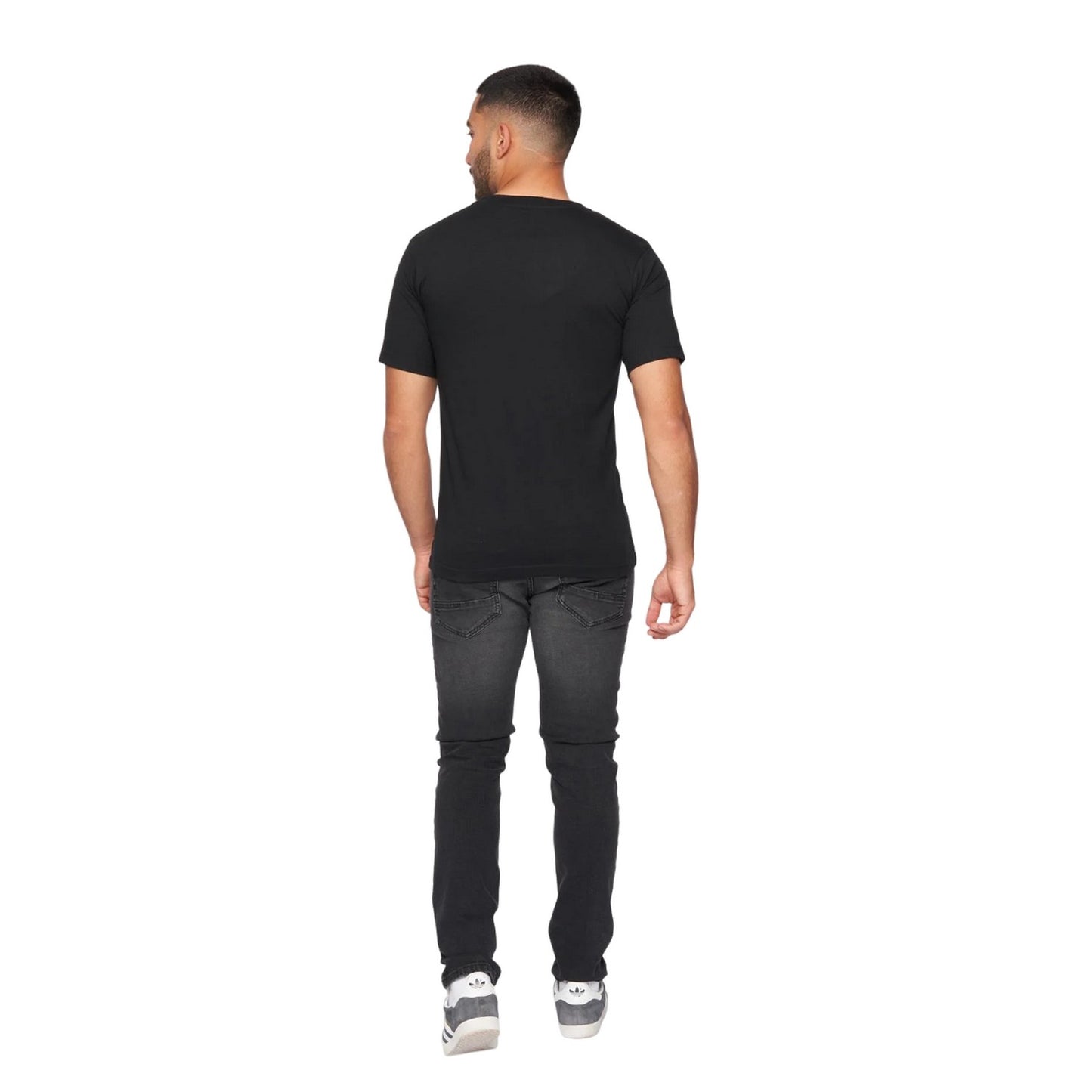 Black - Back - One True Saxon Mens Turf T-Shirt