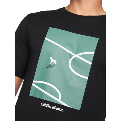 Black - Side - One True Saxon Mens Turf T-Shirt