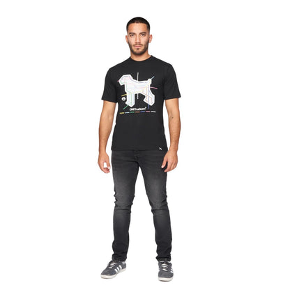 Black - Lifestyle - One True Saxon Mens Station T-Shirt