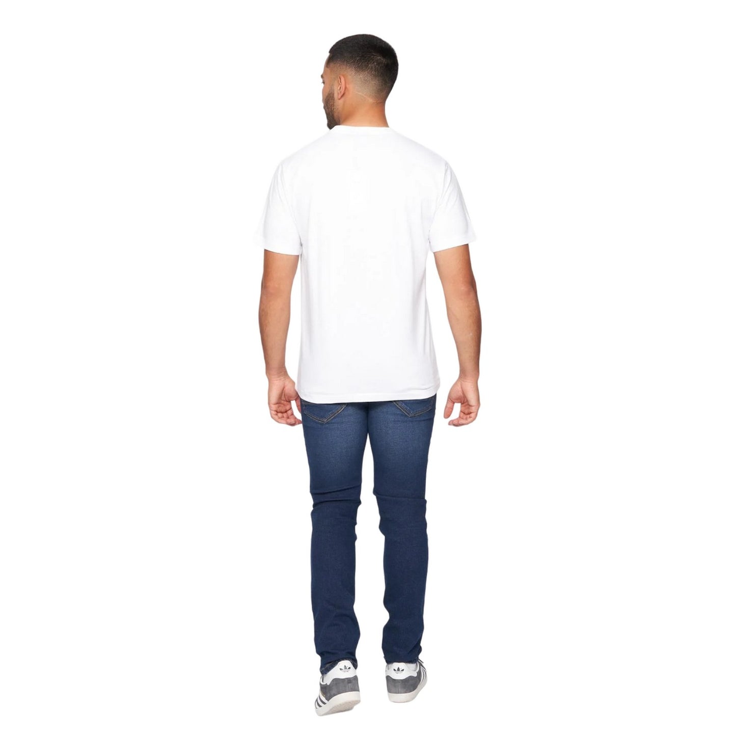 Optic White - Back - One True Saxon Mens Station T-Shirt