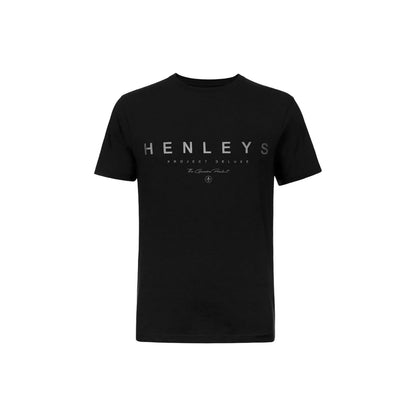 Black-White-Beige - Back - Henleys Mens Hentree T-Shirt (Pack of 3)
