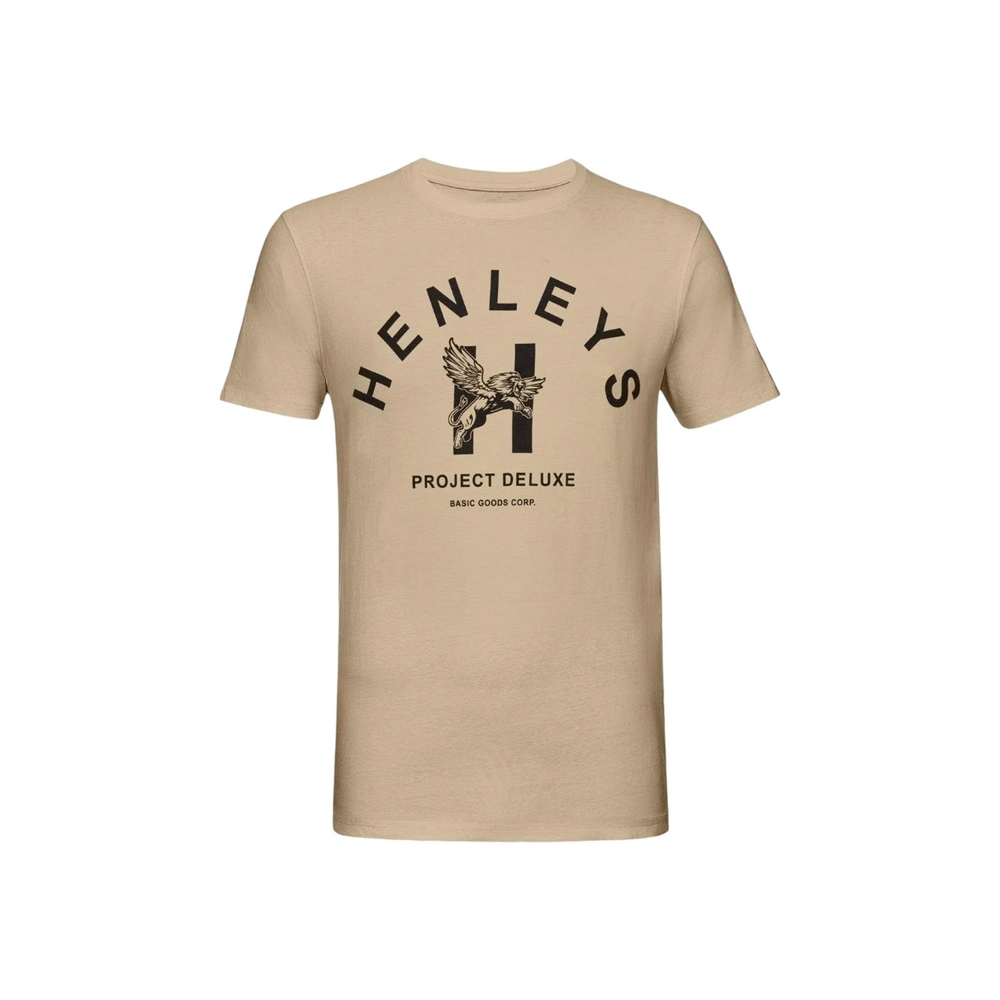 Black-White-Beige - Lifestyle - Henleys Mens Hentree T-Shirt (Pack of 3)