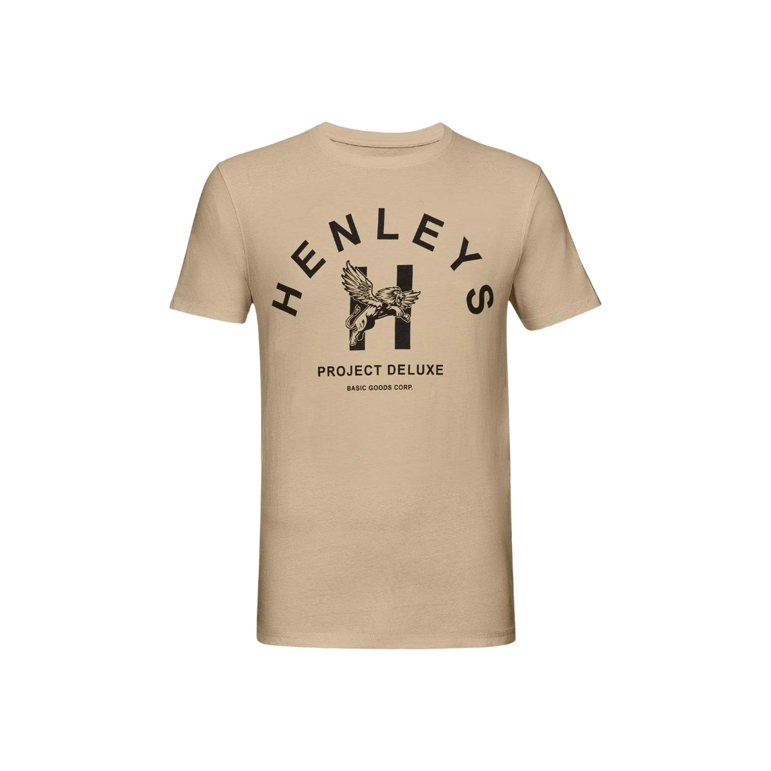Black-White-Beige - Lifestyle - Henleys Mens Hentree T-Shirt (Pack of 3)
