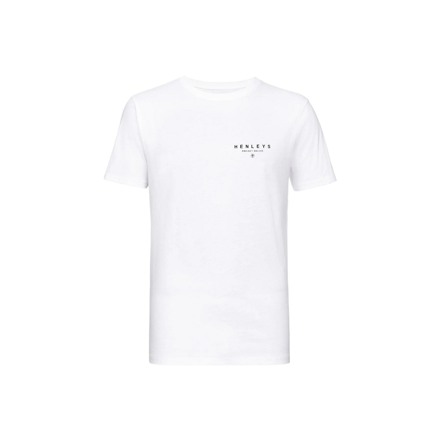 White-Black - Side - Henleys Mens Hencinq A T-Shirt (Pack of 5)