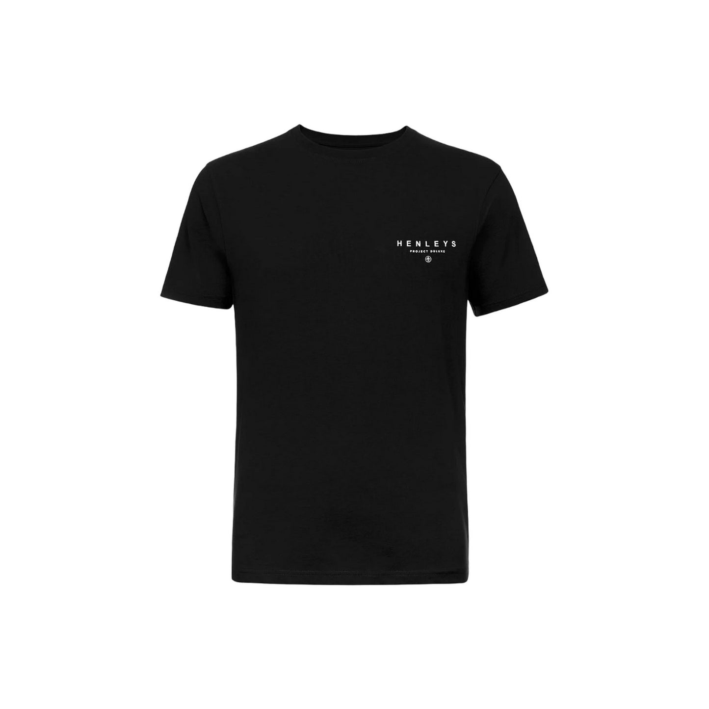 Black-White-Off White-Grey-Baby Pink - Back - Henleys Mens Hencinq B T-Shirt (Pack of 5)