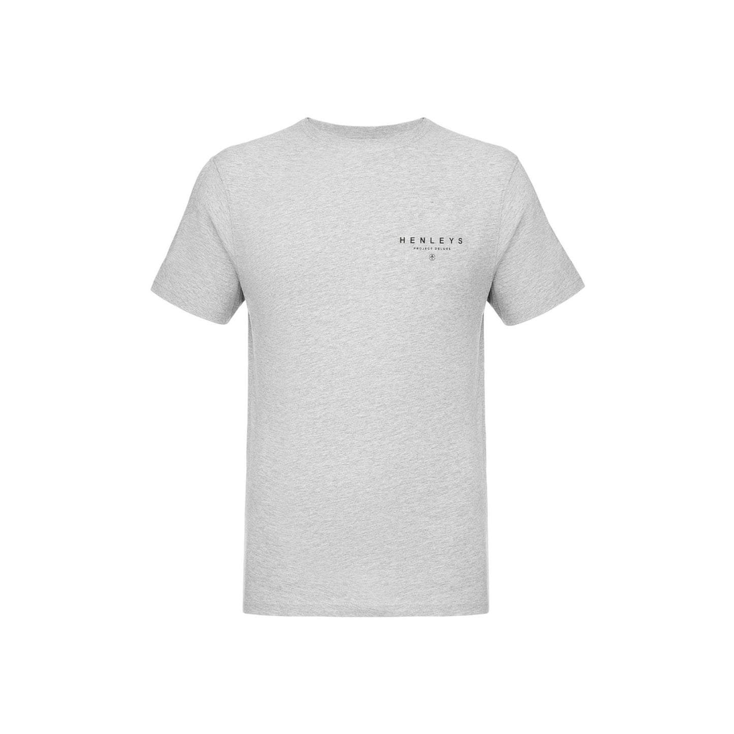 Black-White-Off White-Grey-Baby Pink - Side - Henleys Mens Hencinq B T-Shirt (Pack of 5)