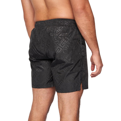 Black - Back - Glorious Gangsta Mens Haydn Swim Shorts