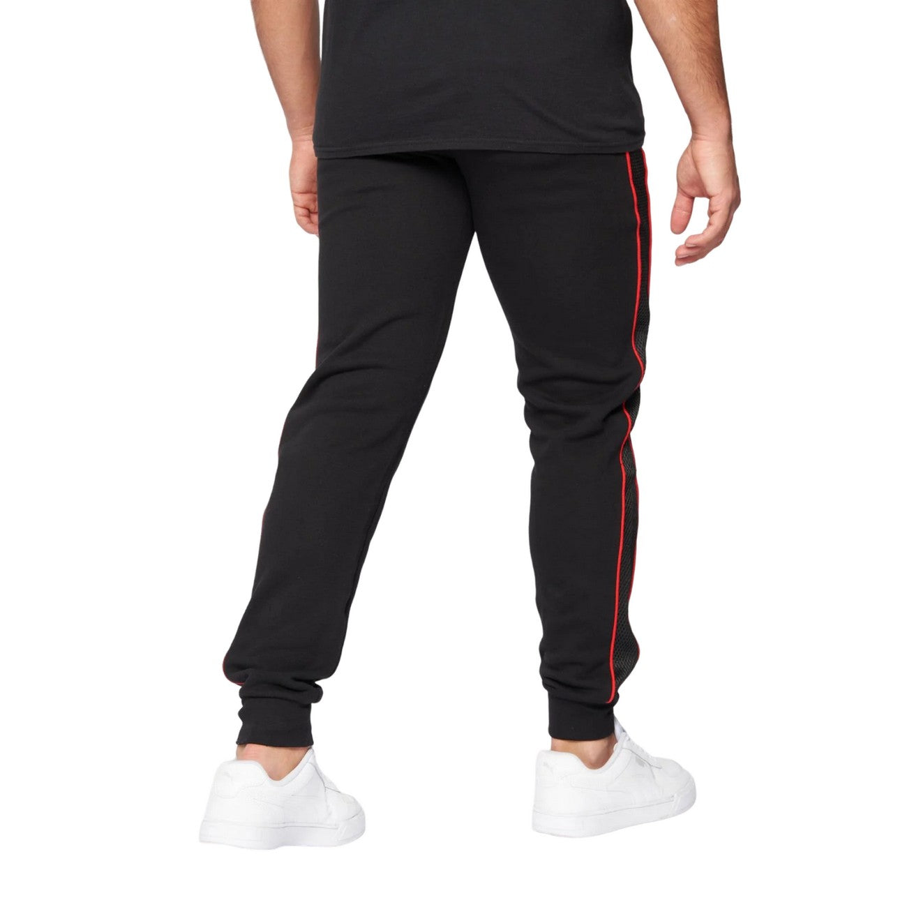 Black-Red - Back - Glorious Gangsta Mens Javier 3.0 Jogging Bottoms
