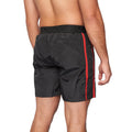 Black - Back - Glorious Gangsta Mens Harlan Swim Shorts
