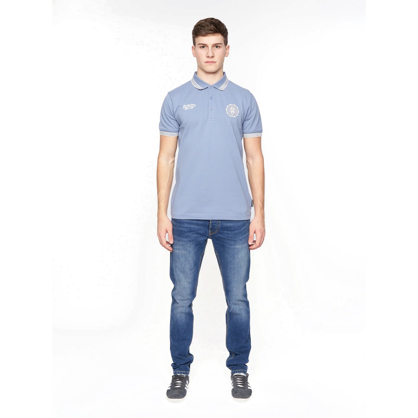 Blue - Lifestyle - Duck and Cover Mens Keyaan Polo Shirt