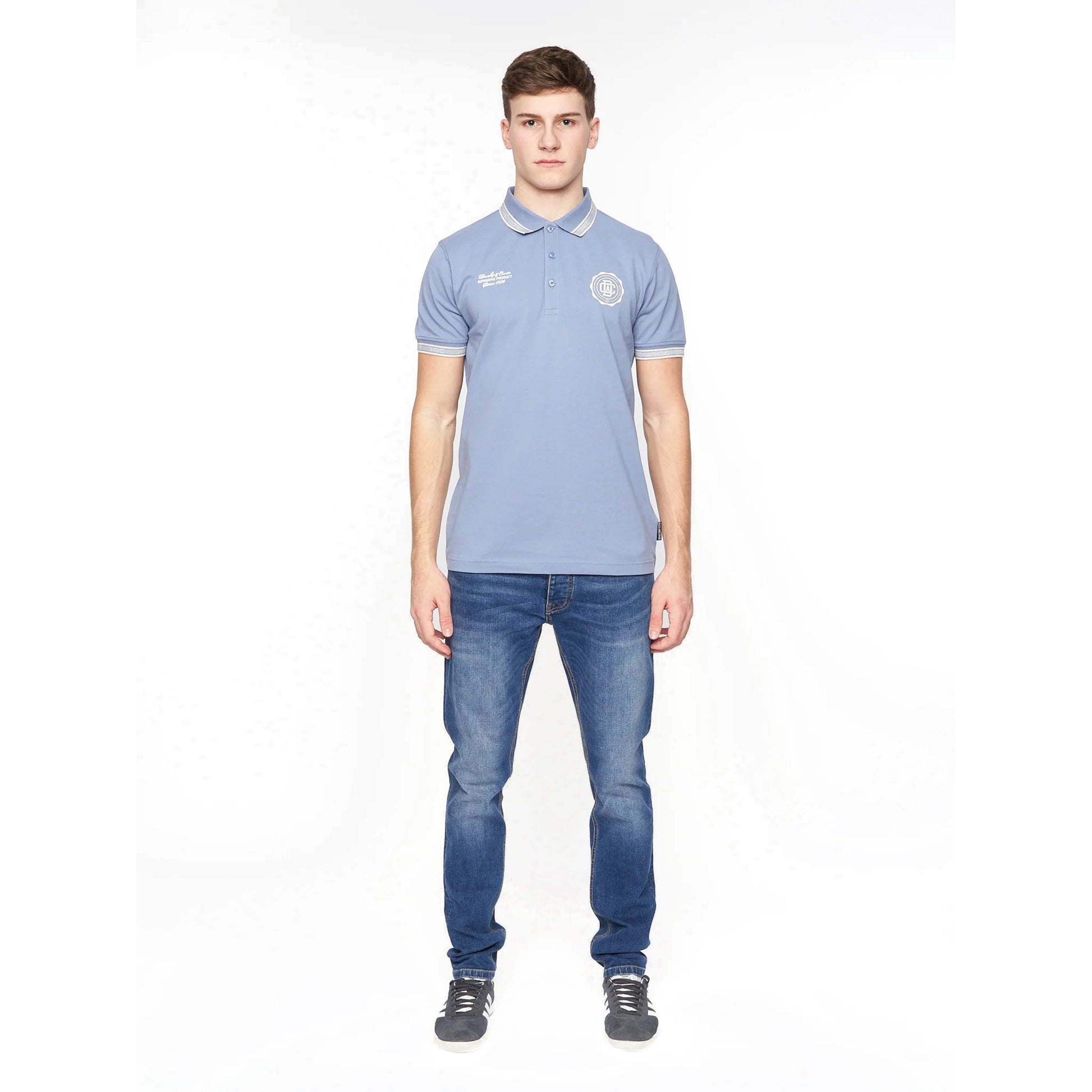 Blue - Lifestyle - Duck and Cover Mens Keyaan Polo Shirt