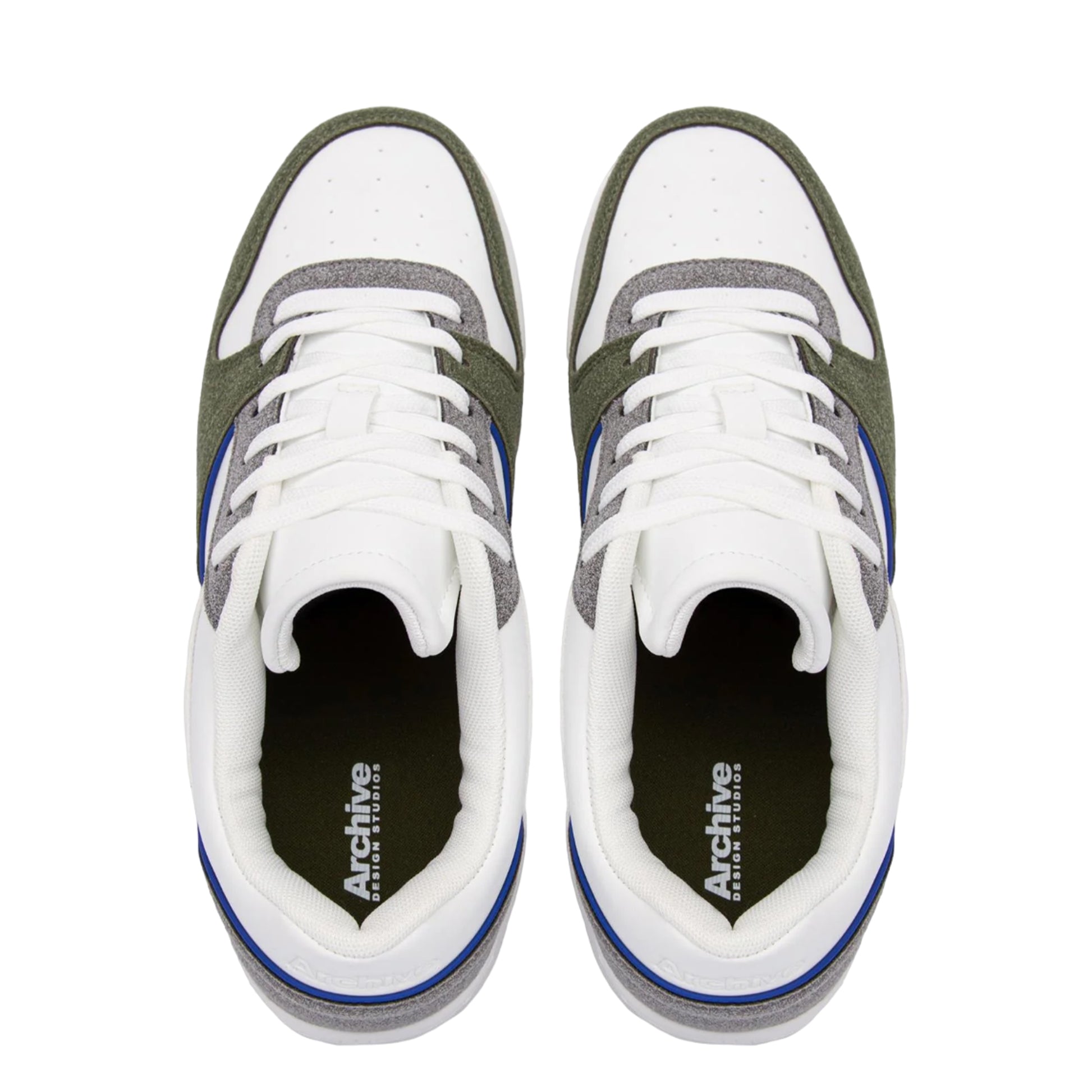 Green - Pack Shot - Archive Mens Clous Trainers