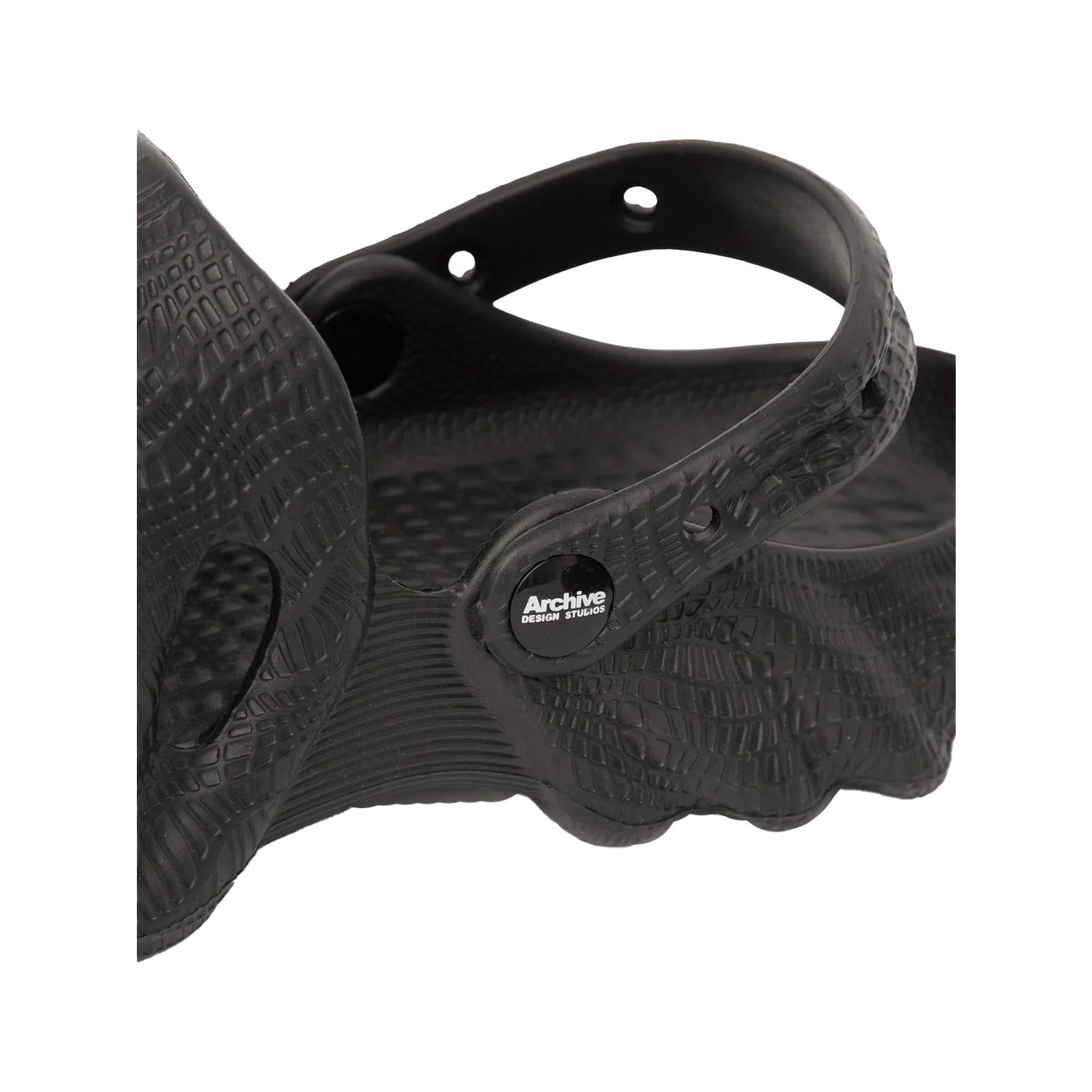 Black - Pack Shot - Archive Mens Vector Sandals