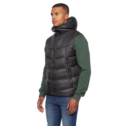 Black - Side - Duck and Cover Mens Raymax Gilet