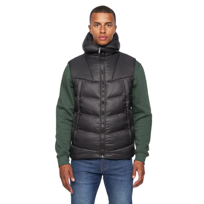 Black - Front - Duck and Cover Mens Raymax Gilet